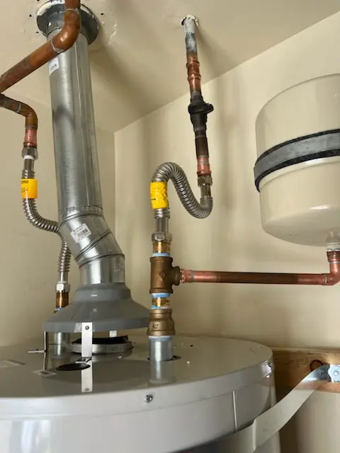 Water heater installation and plumbing repair in Watts